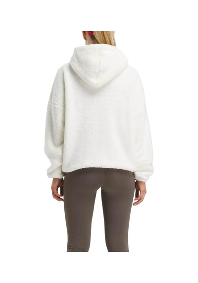 Reebok 100037751 Lux Cozy Plush Hoodie Ekru Kadın Sweatshirt Çok Renkli