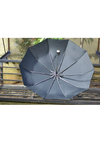 Bsm April A-216G Unisex Tam Otomatik  Şemsiye Siyah