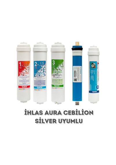 Aquahill Uyumlu Su Arıtma Cihazı Filtre Set  5'li