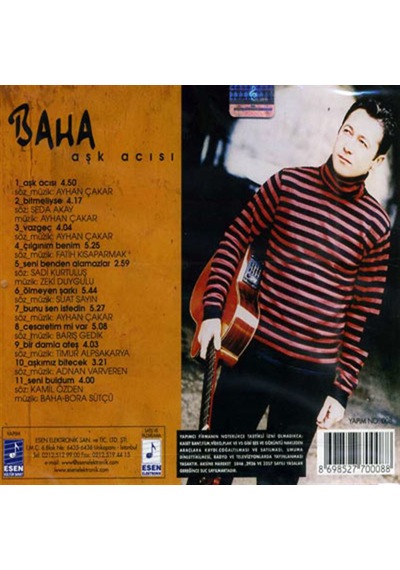 Baha - Aşk Acısı (CD)