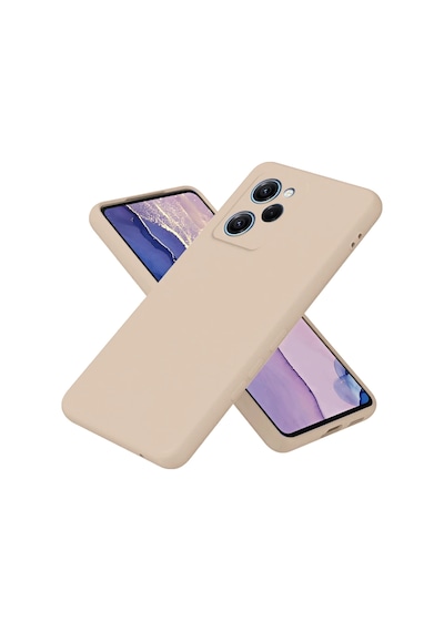 Uray Store Xiaomi Poco X5 Pro 5g Nano İçi Kadife Silikon - Pudra
