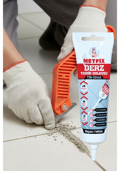 Derz Tamir Seti Beyaz Derz Tamir Dolgusu + Kazıyıcı Beyaz