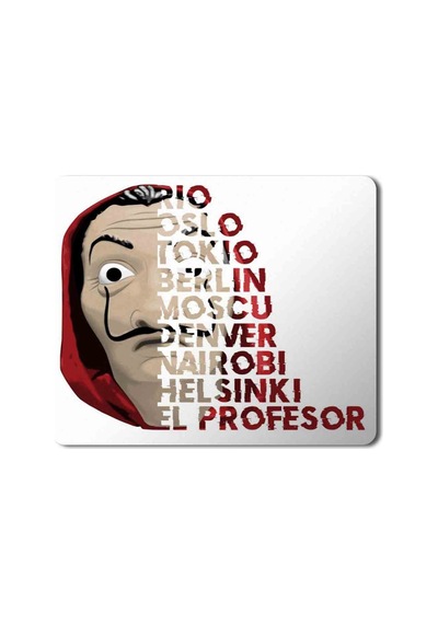 La Casa De Papel 4-4 Baskılı Mousepad Mouse Pad