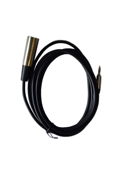 Xlr Erkek - 3.5mm Stereo Erkek Mikrofon Kablosu 2 Metre Ses Aktarım Kablosu