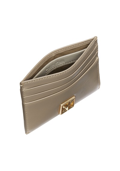 Calvin Klein Emblem Hw Cardholder Kahverengi