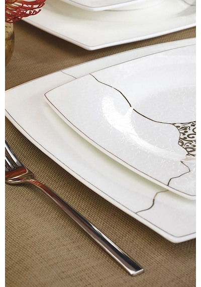 Karaca  Fine Pearl Era 62 Parça 12 Kişilik Yemek Takımı