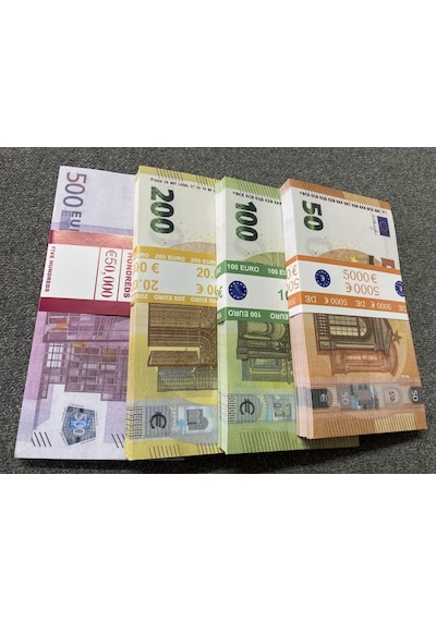 Aykar Yeni 400 Adet Euro 50-100 -200 Ve 500 Euro Geçersiz Para Eğlen...