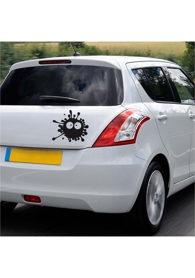 Splash Komik Araba Stickerı Vinil Sticker