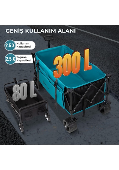 Fundango Folding Wagon Deluxe Xl Premium Katlanır Vagon Araba