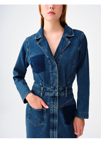 LOFT Slim Fit Kadın Elbise Lf2037322 Q1.v1 Denim