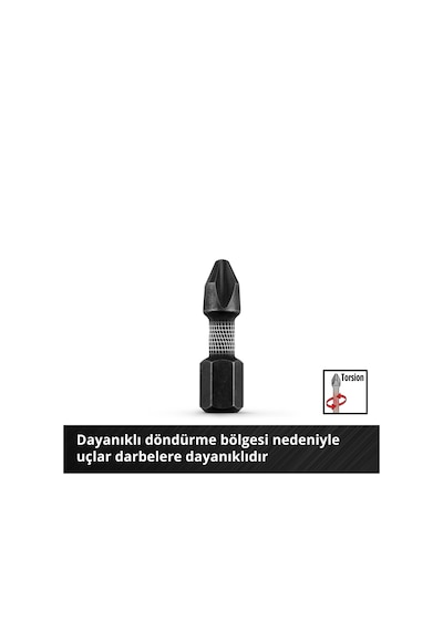 Einhell M-CASE 39 Parça Darbeye Dayanıklı Bits Ucu Seti - 49108773