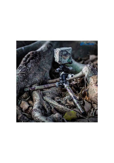 Mt-02c+lh-22 Karbon Fiber Mini Tripod Kamuflaj