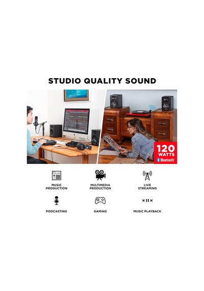 Bx3bt 3.5" Bluetooth Stüdyo Monitör Çifti