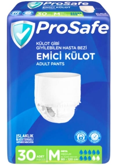 Prosafe Bel Bantlı Emici külot Hasta Bezi M 30'lu