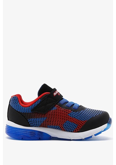 Skechers S Lights Sneaker Lastik İpli Bantlı Işıklı Mavi Erkek Çocuk Ayakkabı Mavi