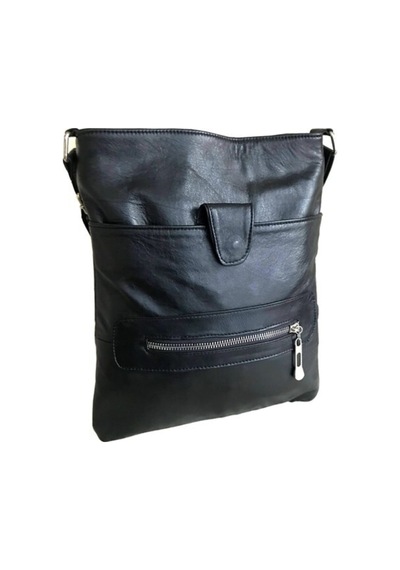 Bag Ard Bagard Hakiki Deri Crossbody Postacı Çanta 4005heybefermuarlı Siyah
