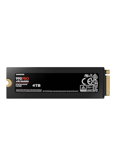 Samsung Mz-v9p4t0cw, 990 Pro, 4tb, 7450/6900, Gen4, Nvme Pcıe M.2 2280, Ssd Soğutuculu Türkiye Distribütörü Garantili