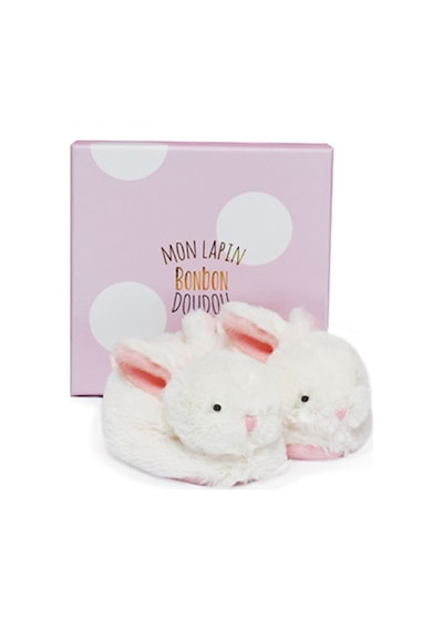 Doudou Hediye Kutulu Pembe Tavşan Panduf