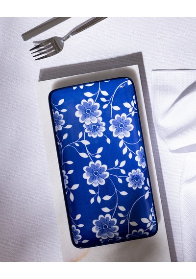 Madame Coco Reve Bleu Vista Dikdörtgen Tabak - 22 Cm - Mavi/beyaz 8684427225868 Çok Renkli