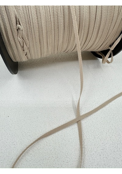 4 Mm Askılık Grogren Şerit 5 Metre - Bej