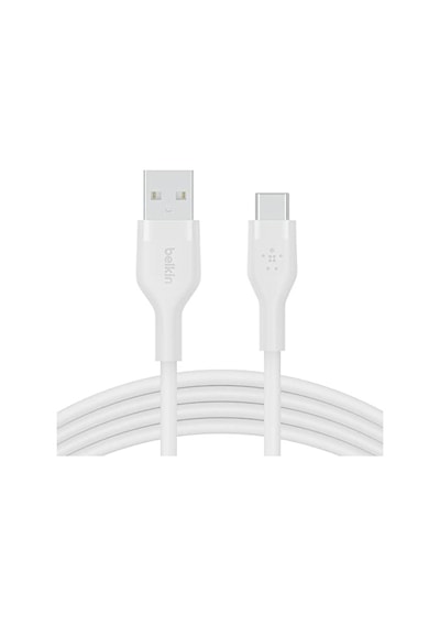 Usb-c - Usb-a Kablosu 2 M iPad Uyumlu Pro S21 Ultra 20 Ve Diğer Aygıtlar Için Usb-ıf Onaylı Usb-c Şarj Kablosu - Beyaz
