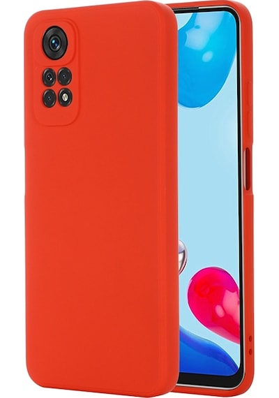 Forzacase Xiaomi 13 Lite Uyumlu Liquid Serisi İçi Kadife Lansman Silikon Kılıf Kırmızı