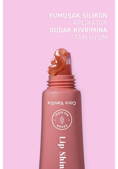 Herbaderm Coco-Vanilya Aromalı Parlatıcı Dolgunlaştırıcı ve Onarıcı Vegan Dudak Balmı 10 ML
