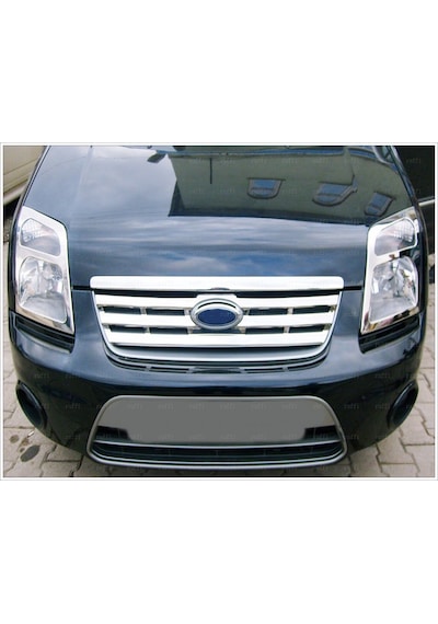 Ford Connect Krom Ön Panjur+Kaput Çıtası 2 Prç. 2009-2014 P. Çelik Uyumlu