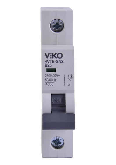 Viko 4vtb-1b25 Otomatik Sigorta 4,5ka B Tipi 1 Kutup 25a 10