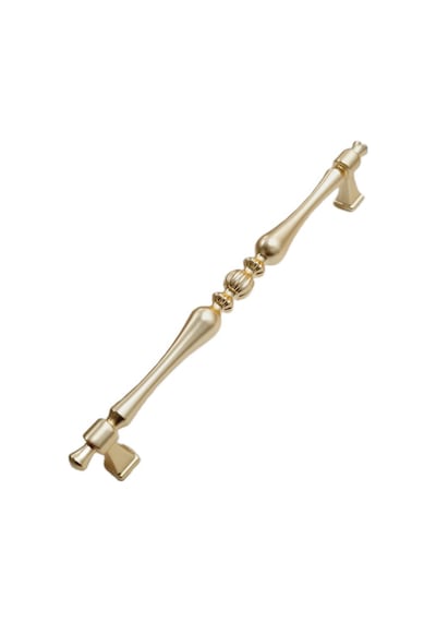 Vezir Model Mat Altın 160 Mm Metal Kulp 5 Adet Modern Ve Zarif Dolap & Çekmece Kolu Altın