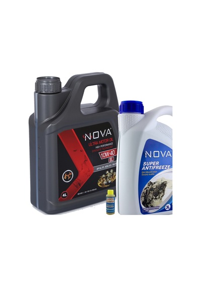 Nova 10W-40 Sl Motor Yağı 4 L + Antifriz 3 L