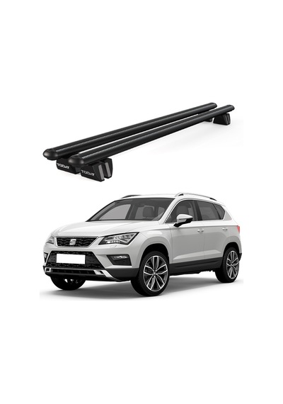 Pençe Seat Ateca Ara Atkı 2016 Ve Sonrası Uyumlu Siyah Ara Atkı Port Bagaj Tavan Barı