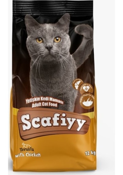 Scafiyy 27 Protein Yetişkin Kedi Maması 12 KG