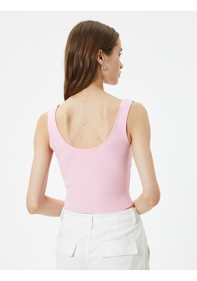 Koton Fitilli Atlet U Yaka Kalın Askılı Pembe 4sak30018ht 4SAK30018HT280
