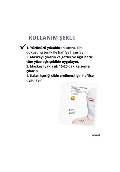 Sudee Firming And Refining Facial Mask 30 Ml Kumaş Maske