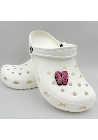 Crocs Terlik Süsü Ve Aksesuarı , Çanta Süsü Jibbitz Parmak Arası Terlik 10 Görsel Logo Aksesuar Fuşya-pembe-siyah Crocs Terlik Süsü Ve Aksesuarı , Çanta Süsü Jibbitz Parmak Arası Terlik 10 Görsel Logo Aksesuar Fuşya-pembe-siyah