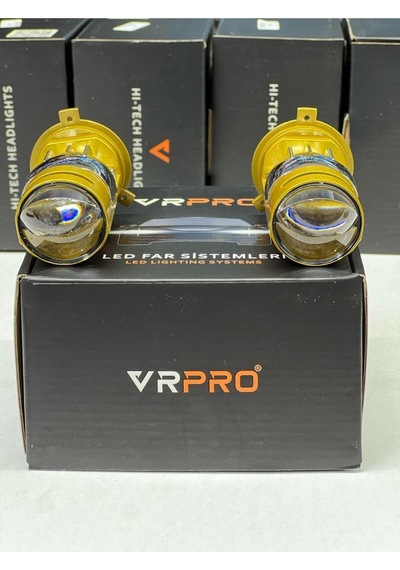 H4 Lens Mercek Yüksek Işık Şimşek Etkili 12v -24v Uyumlu Led Ampu