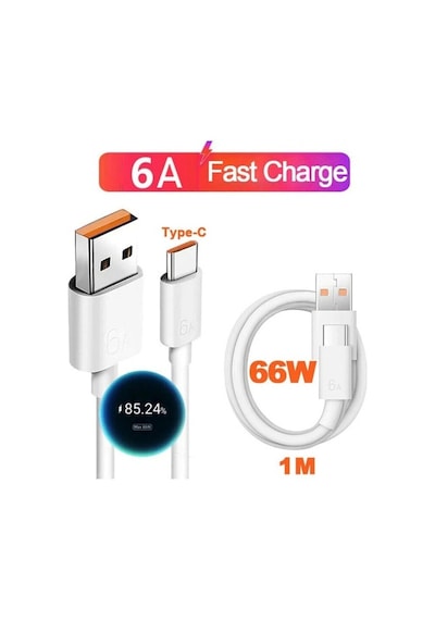 Tıklakap Huawei 6A Type C Şarj Data Kablosu Supercharge - 66W
