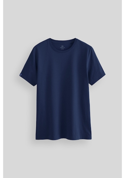 Tommy Life Tommy Lıfe Indigo Erkek Basic Kısa Kol Standart Kalıp O Yaka T-shirt - 87911 001