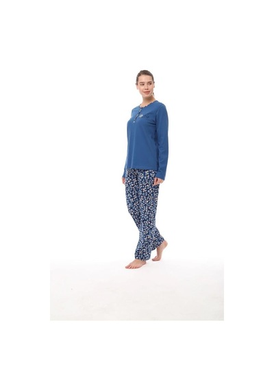 Pijadore 1558 Kadın Uzun Kollu Pijama Takım 001