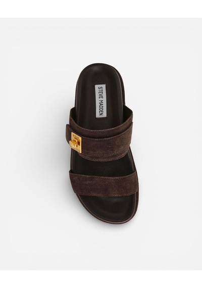 Steve Madden Take-two Cho Brn Sd Kadın Cho Brn Sd Terlik Take-two Kahverengi