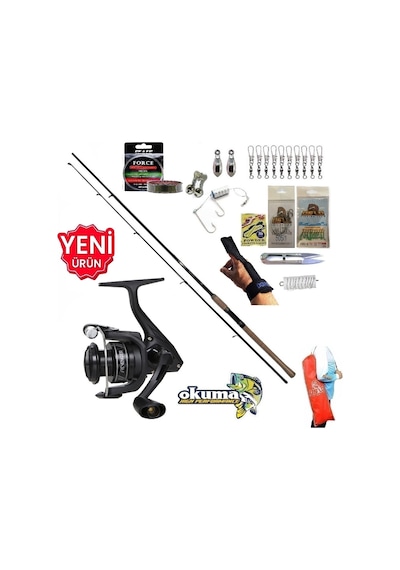 Okuma Revenger Rv-3000a 240cm 15-40gr Daiko Kıyı Olta Takımı Seti