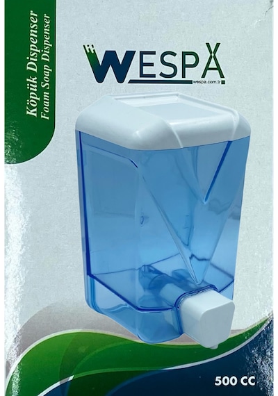 Wespa Plastik Şeffaf Köpük Sabun Dispenseri 500 ml.