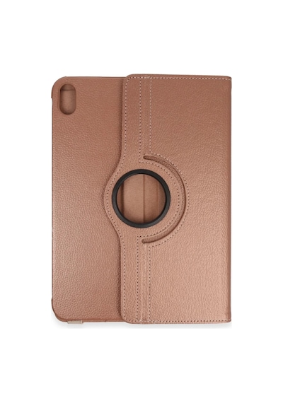 Northcity Apple İpad 2025 10.9 10.nesil A16 Kılıf 360 Tablet Deri Kılıf - Rose Gold