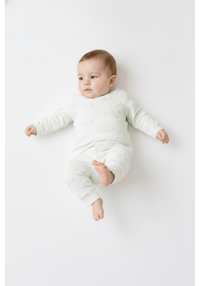 Tiffany Baby & Kids Puffy Cloudy Tasarımlı 2li Takım Yeşil