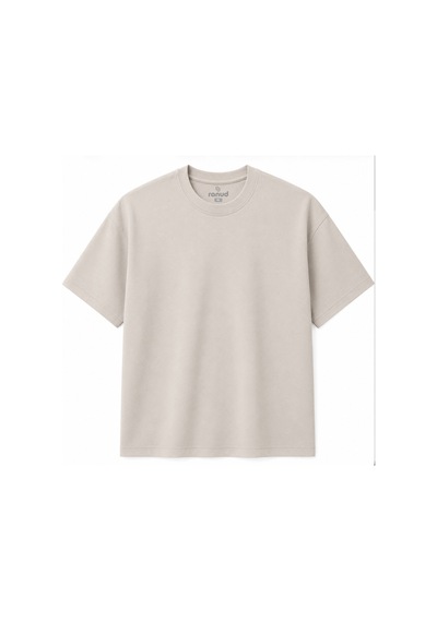 Ranud Erkek Oversize Fit 2'li Tişört Paketi,%100 Pamuk, Yumuşak Fırçalı Kumaş, Oeko-tex Sertifikalı Taş + Ekru Ranud Erkek Oversize Fit 2'li Tişört Paketi,%100 Pamuk, Yumuşak Fırçalı Kumaş, Oeko-tex Sertifikalı Taş + Ekru