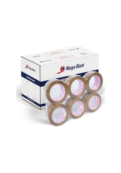 Nuga 45 Mm X 100 Mt Kahve Taba Koli Bandı 24 Adet