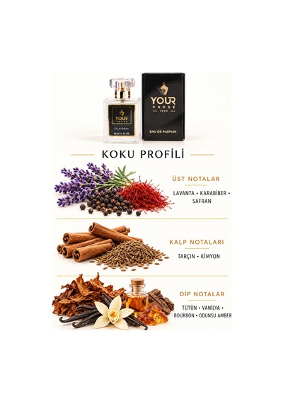 Your Prose E216 Tütün, Vanilya Ve Karabiber Notalı Sıcak Baharatlı Erkek Parfümü Edp 50 Ml - 8690352000012yp216 Baharat