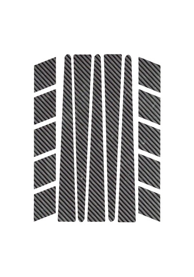 Şerit Şeklinde Gerçek Karbon Fiber Dokulu Sticker Çınar Extreme