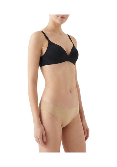 Alya Underwear Basic Lazer Kesim Kadın Bikini Külot Dikişsiz Kadın Slip - Ultra Esnek Ve Rahat 6'lı Paket Siyah - Ekru -ten